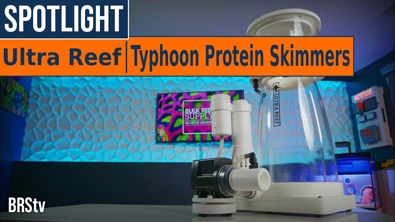 Solid Construction & DC Powered Reef Tank Filtration! Ultra Reef Typhoon Protein Skimmers