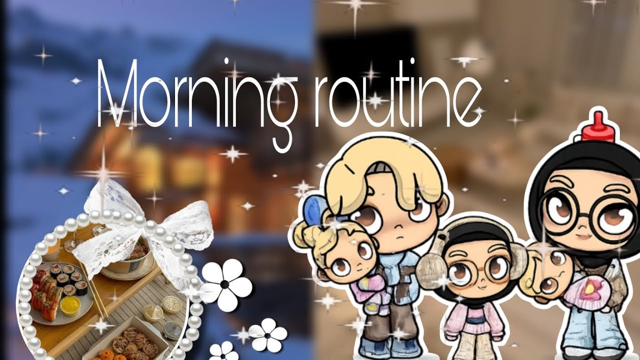 Morning routine avec une famille 🩷💓💗👨‍👩‍👧‍👧