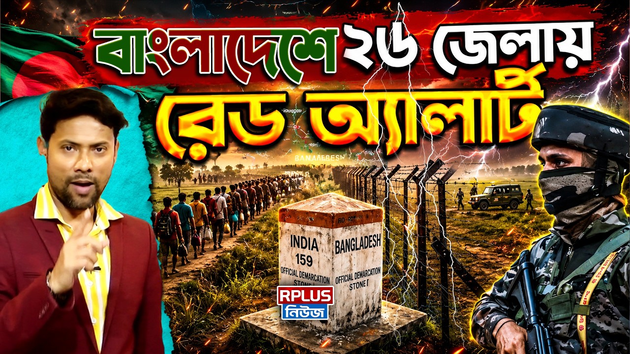 India Bangladesh Borders : বাংলাদেশে ২৬ জেলায় রেড অ্যালার্ট | BSF | BGB | Illegal Infiltration
