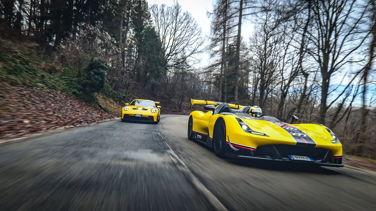 Porsche 992 GT3RS & Dallara Stradale Mountain Run [4K]