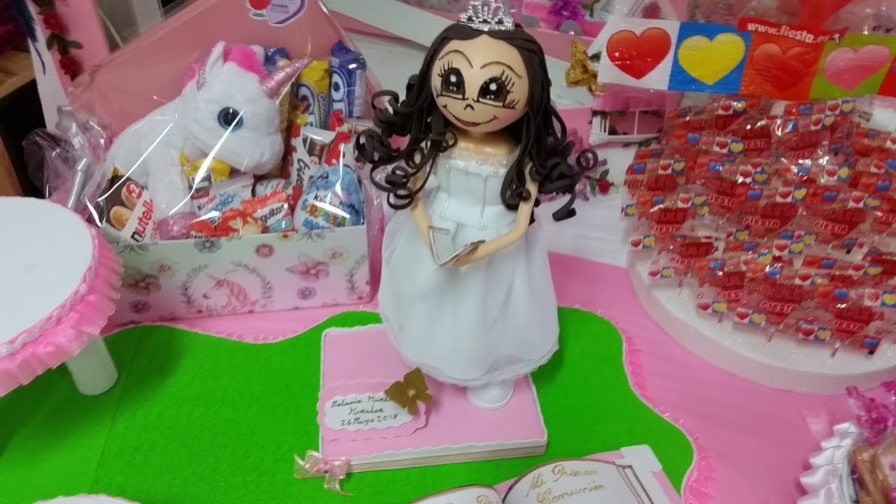como hacer fofuchas primera comunion comunion personalizada