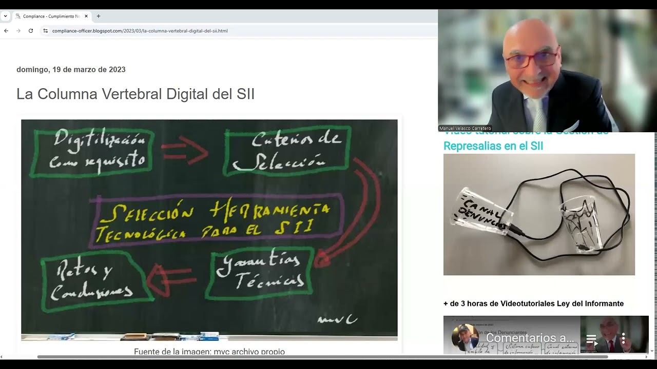 Vídeo tutorial sobre la Columna Vertebral Digital del SII