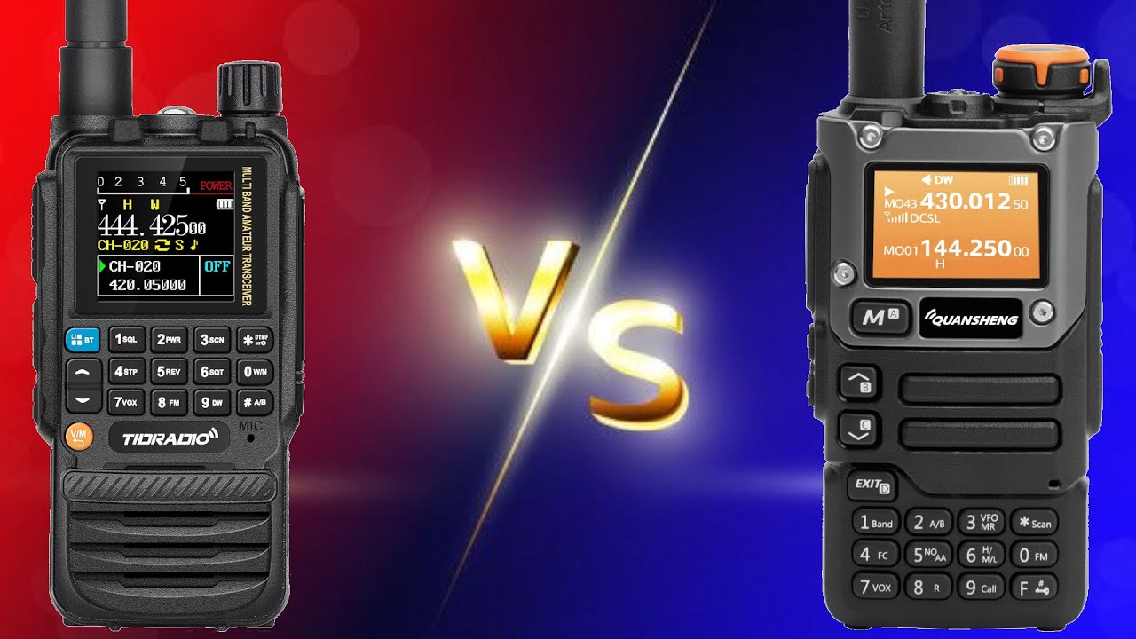 Confronto tra TIDRADIO H3 vs Quansheng UV-K5 analizziamo le differenze tra queste due radio