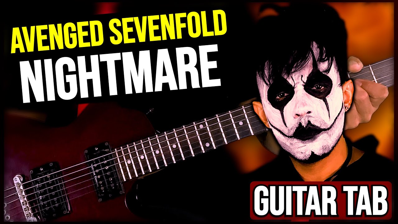 【AVENGED SEVENFOLD】[ Nightmare ] cover by Masuka | LESSON | GUITAR TAB