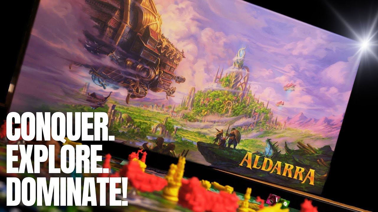 Aldarra Board Game Playthrough - Can I truly Love a 4X Game?