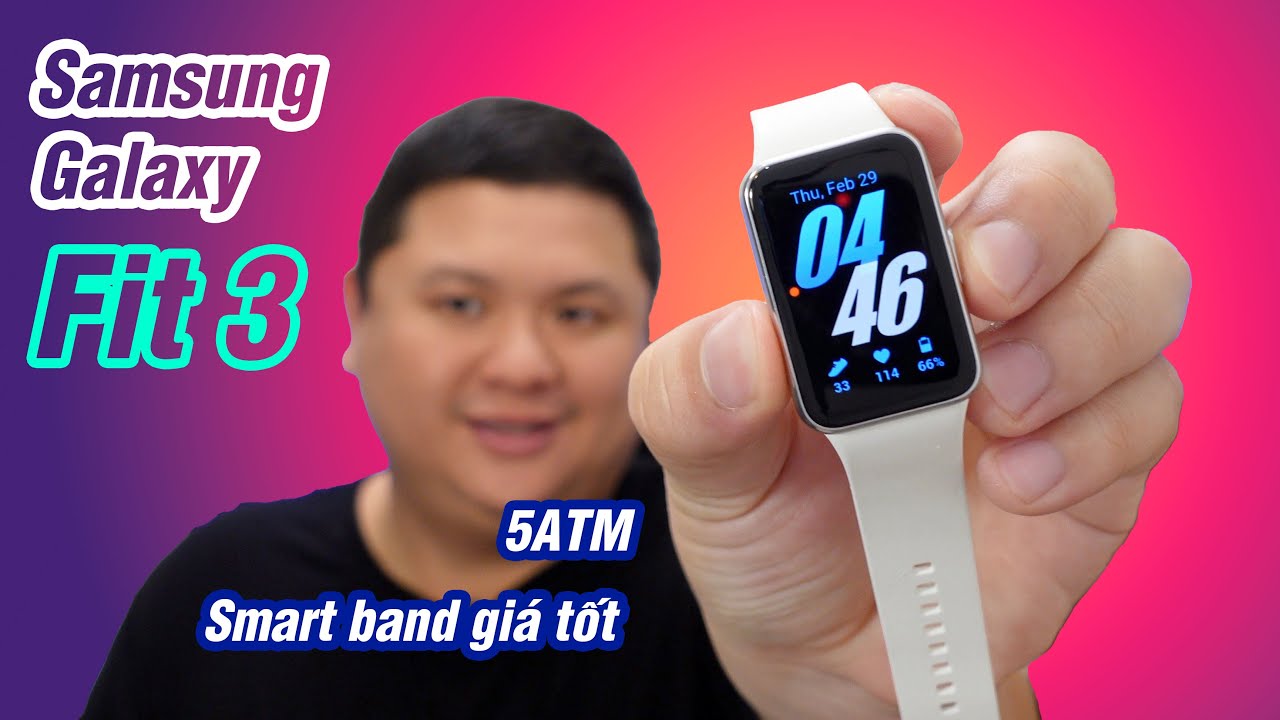 Review Samsung Galaxy Fit 3: smart band ~1tr3 rất ngon cho Android