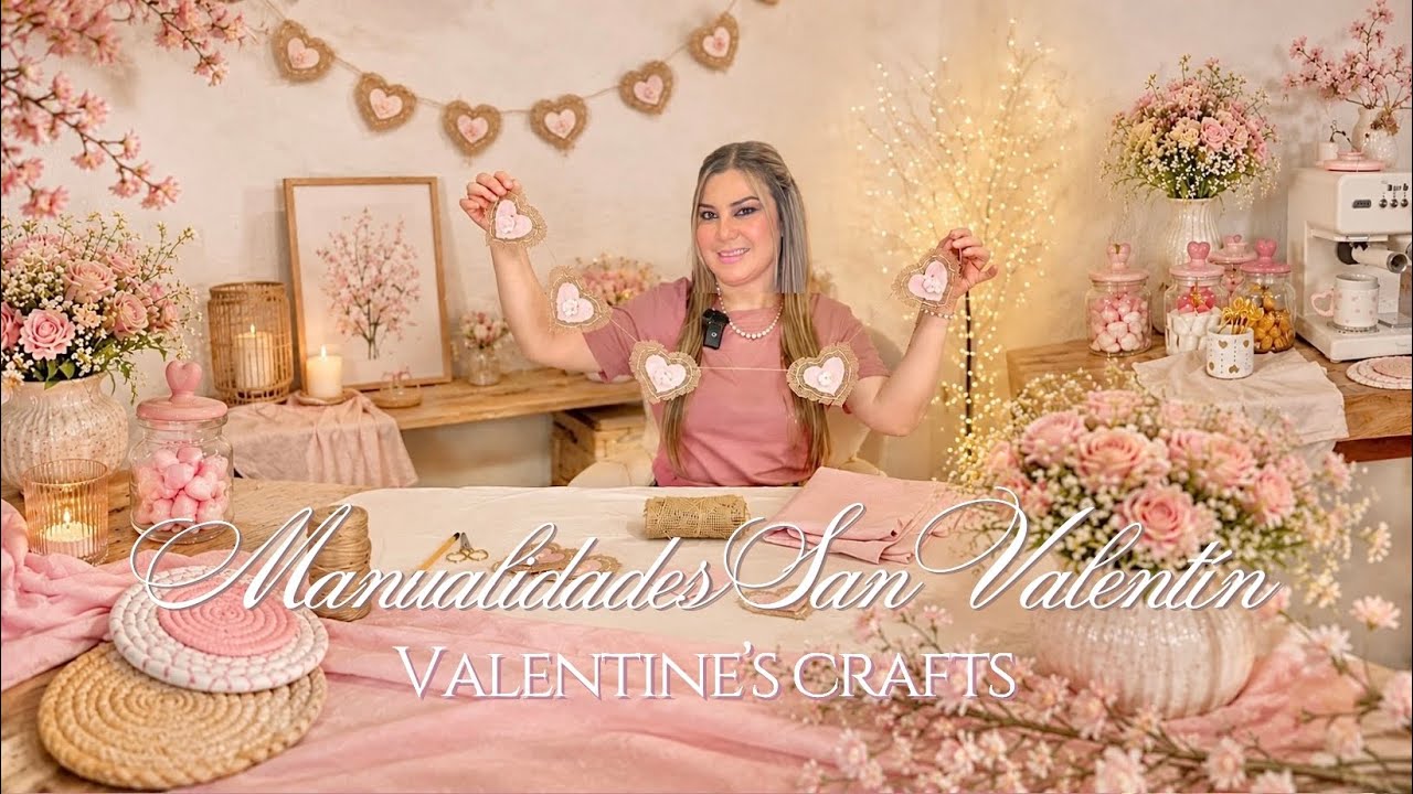 MANUALIDAD SAN VALENTÍN💗DIYS | Guirnalda