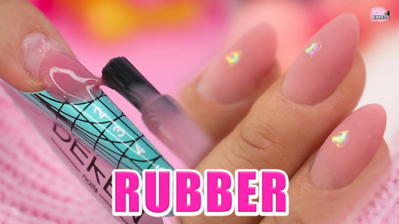 UÑAS mini con RUBBER GEL - Paso a Paso