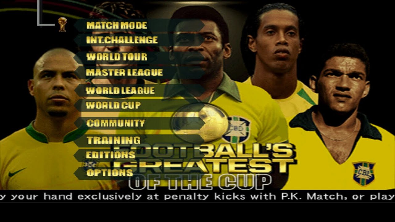 Winning Eleven  - Football Greatest of the Cup PS2 ISO DOWNLOAD