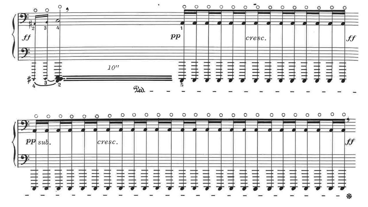Bent Lorentzen - Azzurro (from 'Colori') for Piano (1978) [Score-Video]
