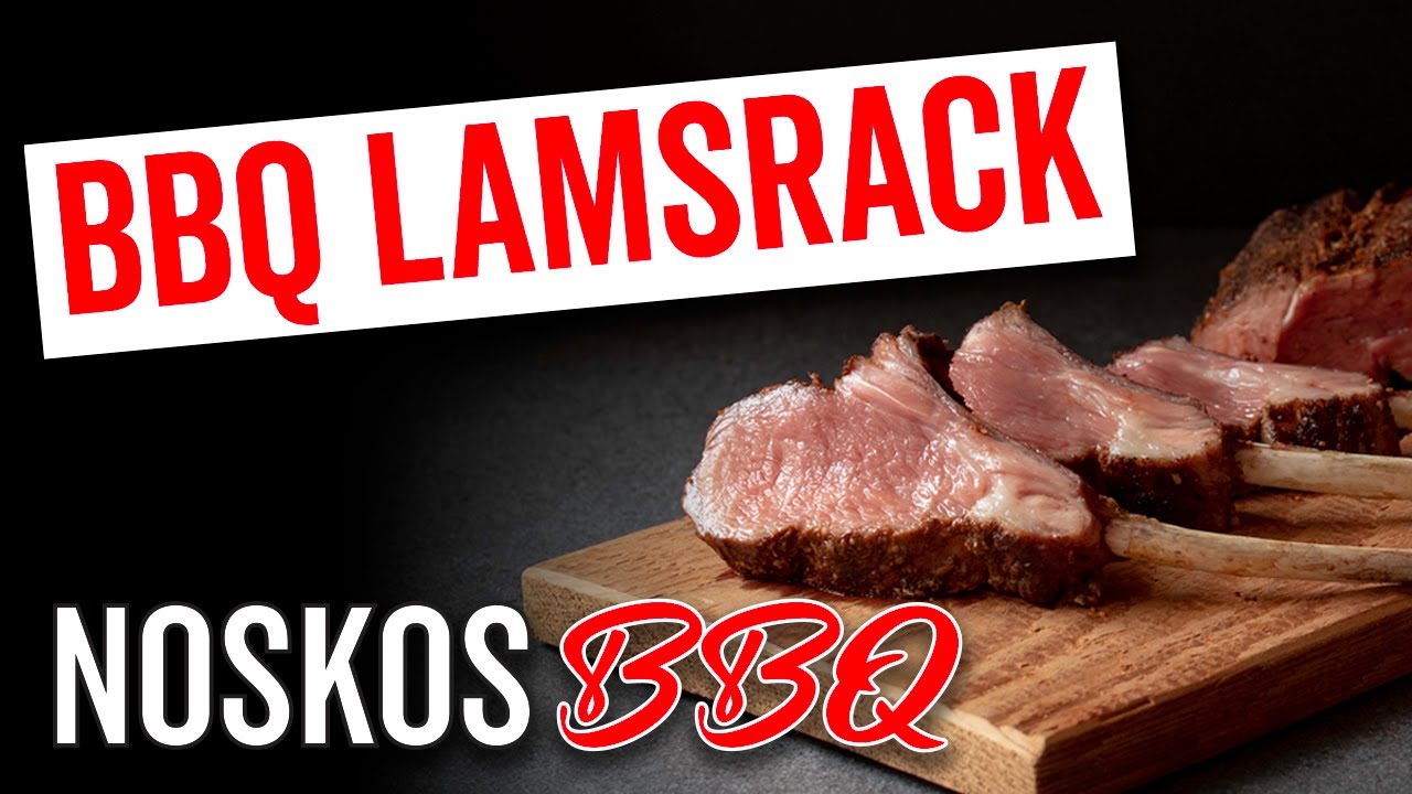 LAMSRACK van de BBQ met een mediterrane kruidenkorst!