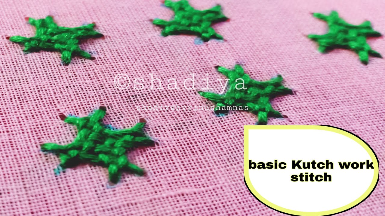 Kutch work basic tutorial part 1|Malayalam Kutch work tutorial