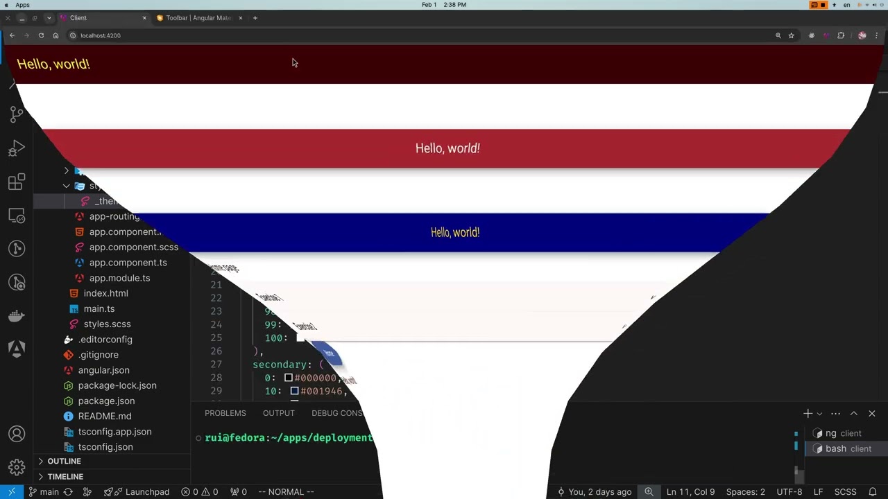 Angular Material 3 color theme introduction
