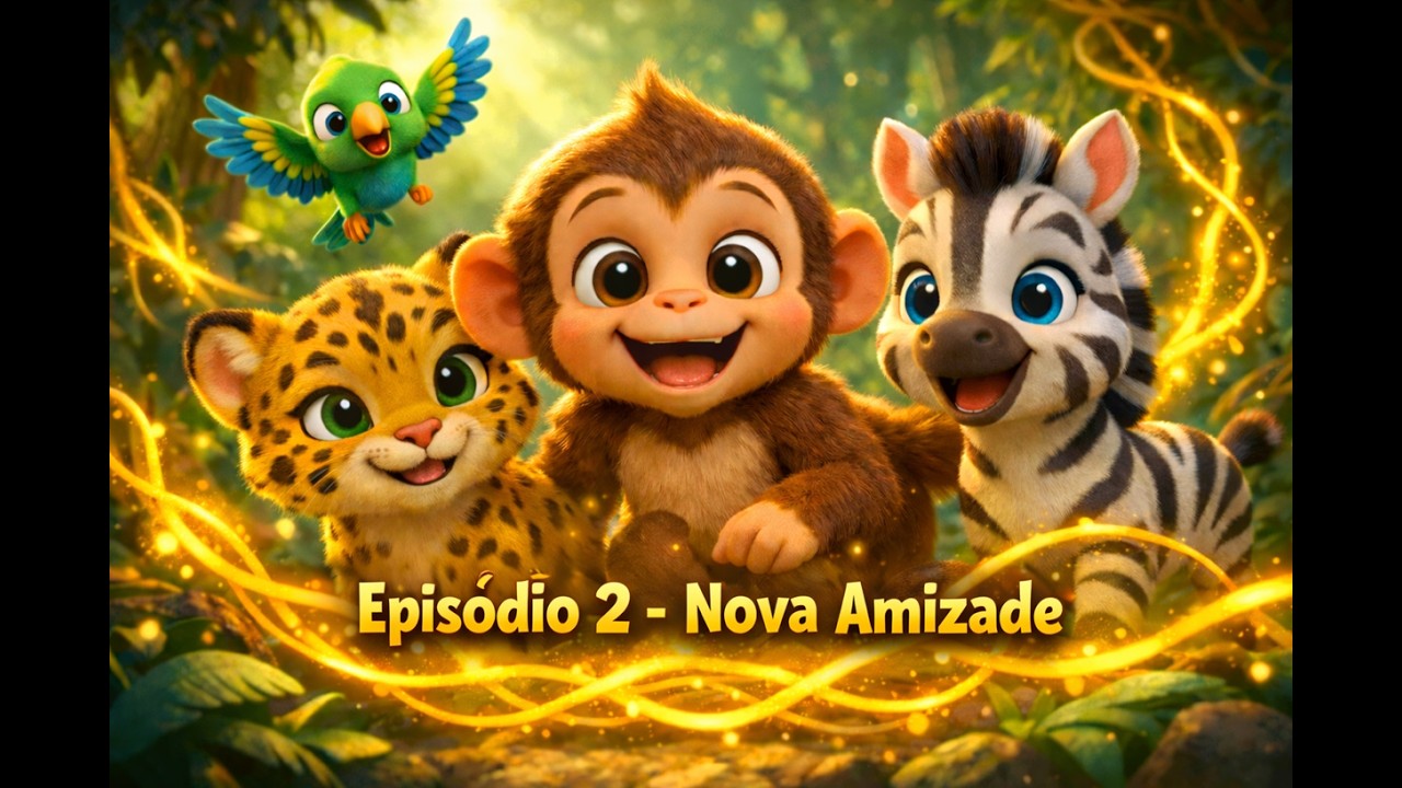 Portuguese (Brazil)| Kiko e o Coração da Selva Episódio 2 | História com Moral |Tiny Tales Animation