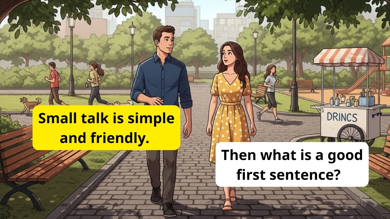 Stop Avoiding Small Talk in English — Use These Easy Sentences | English Conversation Practice