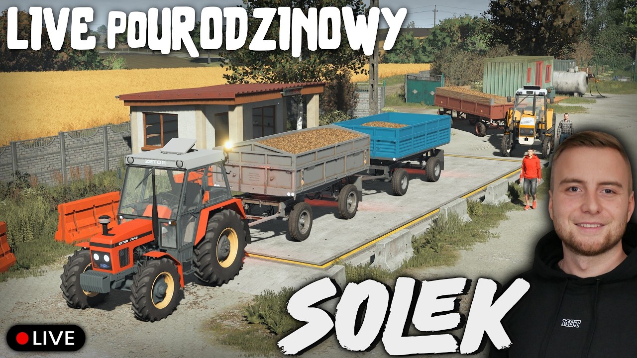 LIVE poURODZINOWY 🎂🔴 28 wiosen za mną... 😂 Polskie Gospodarstwo na Solku - FS25🔥Wpadaj na LIVE 💪 MST