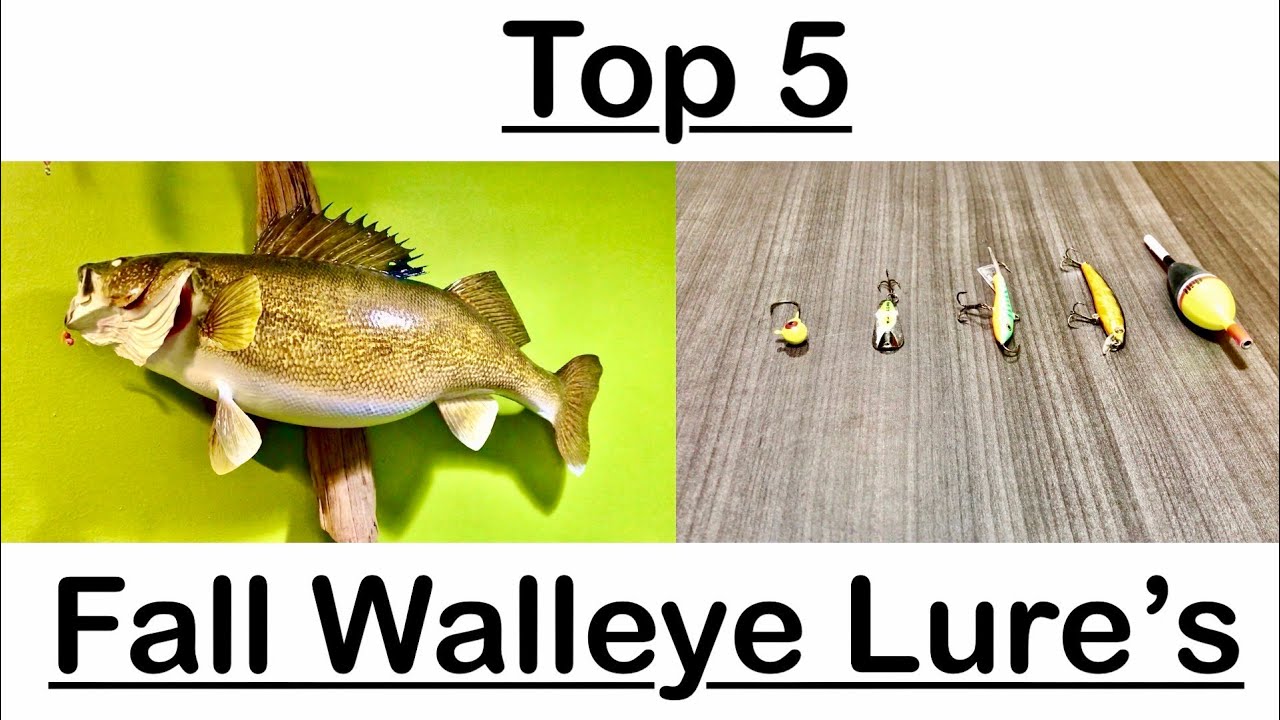 Top 5 Walleye Fishing Lure's! (Fall Fishing Edition)