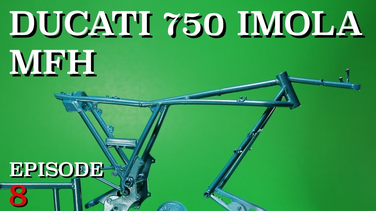 Ducati 750 Imola #8 Модель Factory Hiro build