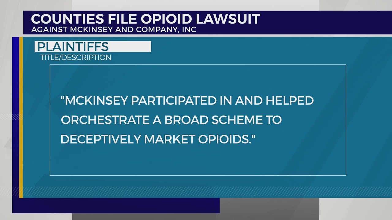 Counties in Northeast Tennessee are taking legal action against a company they say fueled the opioid