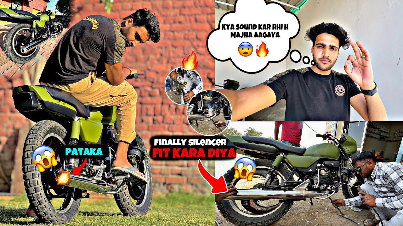 FINALLY SILENCER FIT KARA DIYA😨| YE KON SE SOUND BAN GYI😱| @shekher_5600_Vlogs