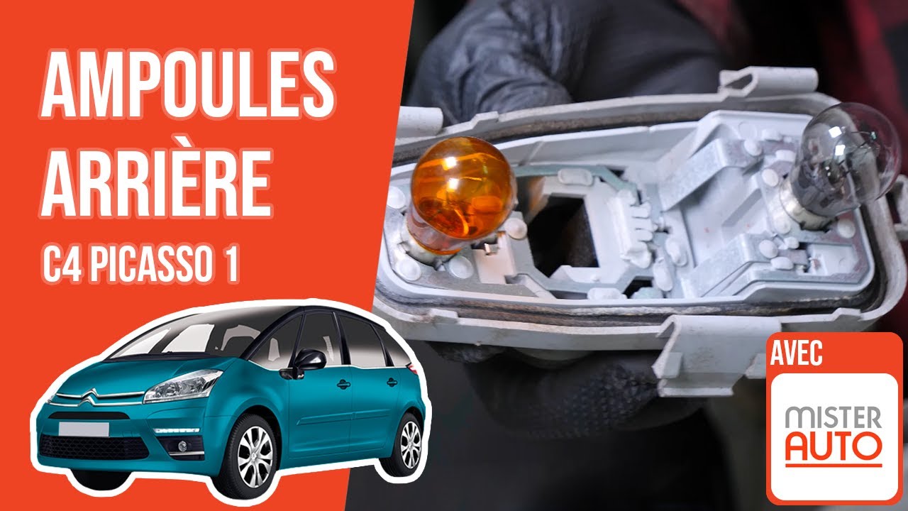 Changer les ampoules de feux arrière C4 Picasso 1 💡