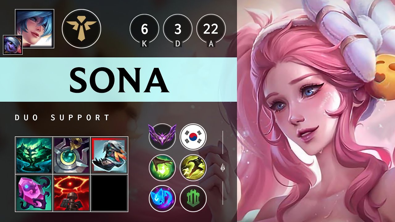 Sona Support vs Pyke - KR Master Patch 25.19