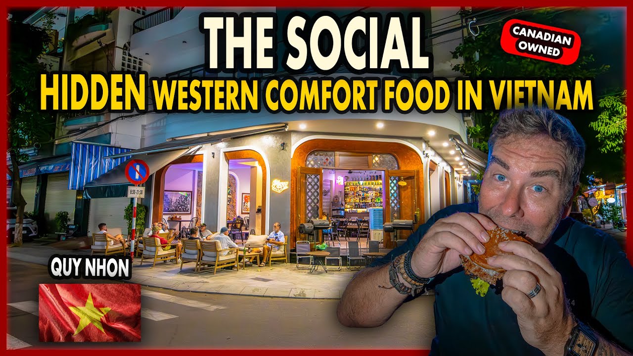 Hidden Western Food GEM in Vietnam! 🇻🇳 Canadian Restaurant in Quy Nhon You MUST Try - The Social