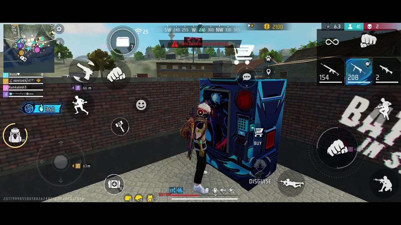 free fire Max gameplay kame ke time enemy ko yah kya Ho Gaya Garena free fire Max