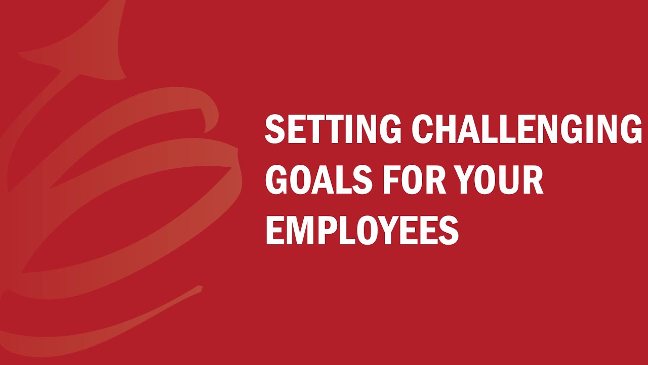 Setting Challenging Goals for Employees - Bud to Boss FAQ