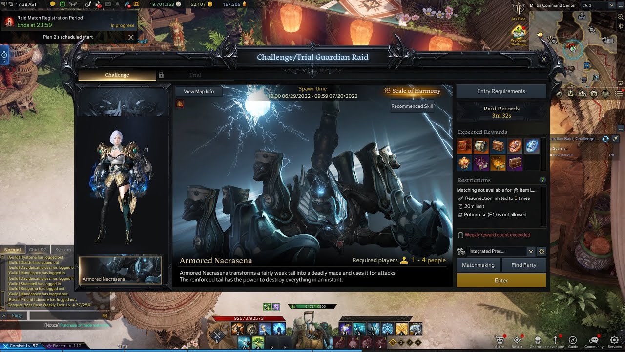 Lost Ark - Challenge Guardian Armored Nacrasena - Taijutsu Scrapper 1415