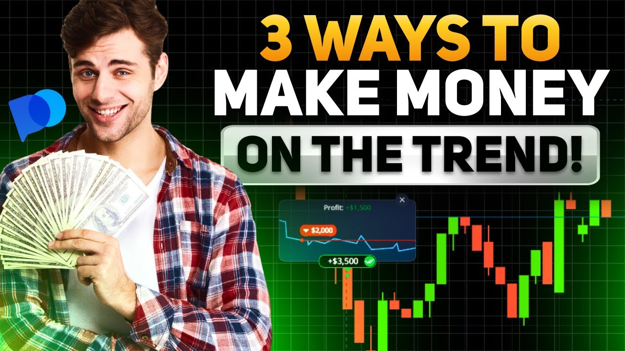POCKET OPTION TUTORIAL! 3 Ways to Profit from Trend Movements!
