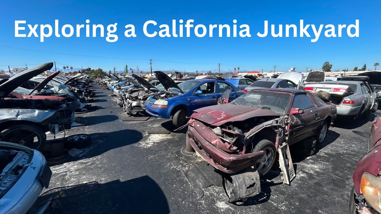 Exploring a Junkyard in Los Angeles - Checking out cool cars that are about to be scrap.