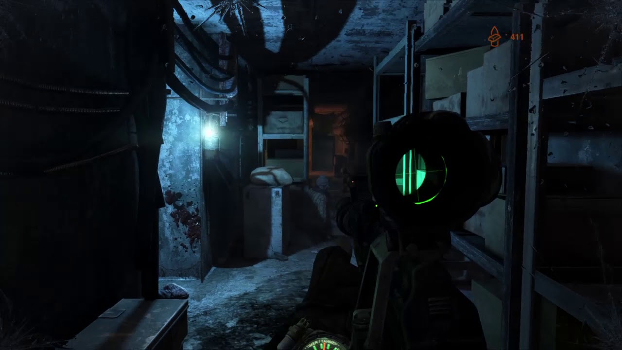 Metro: Last Light Redux, bandits level with optional objective save the women and kids.