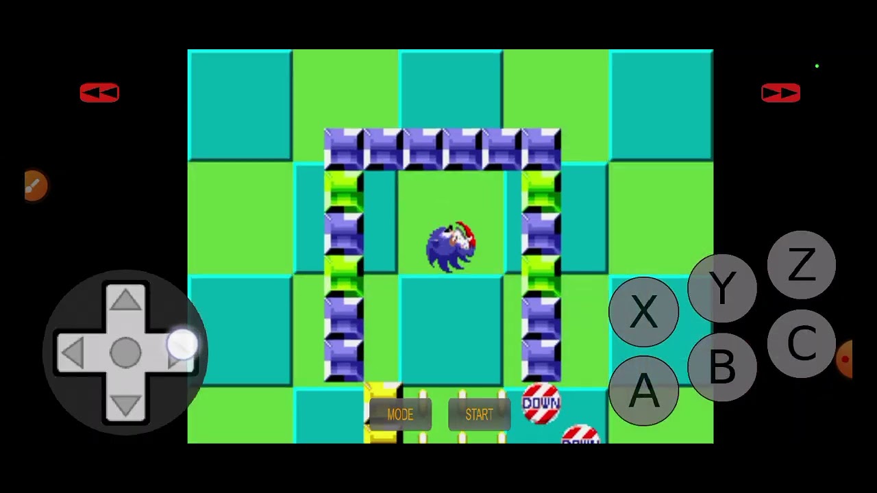 Jogando sonic 1 Speedrun na special stage