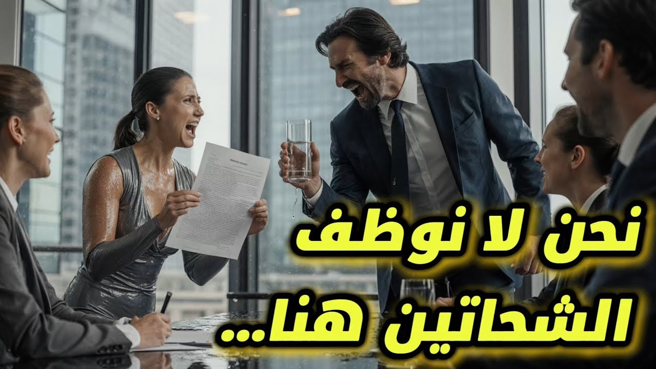 طردوها من مقابلة العمل بسبب ملابسها… ولم يعلموا أنها زوجة صاحب الشركة! النهاية صادمة