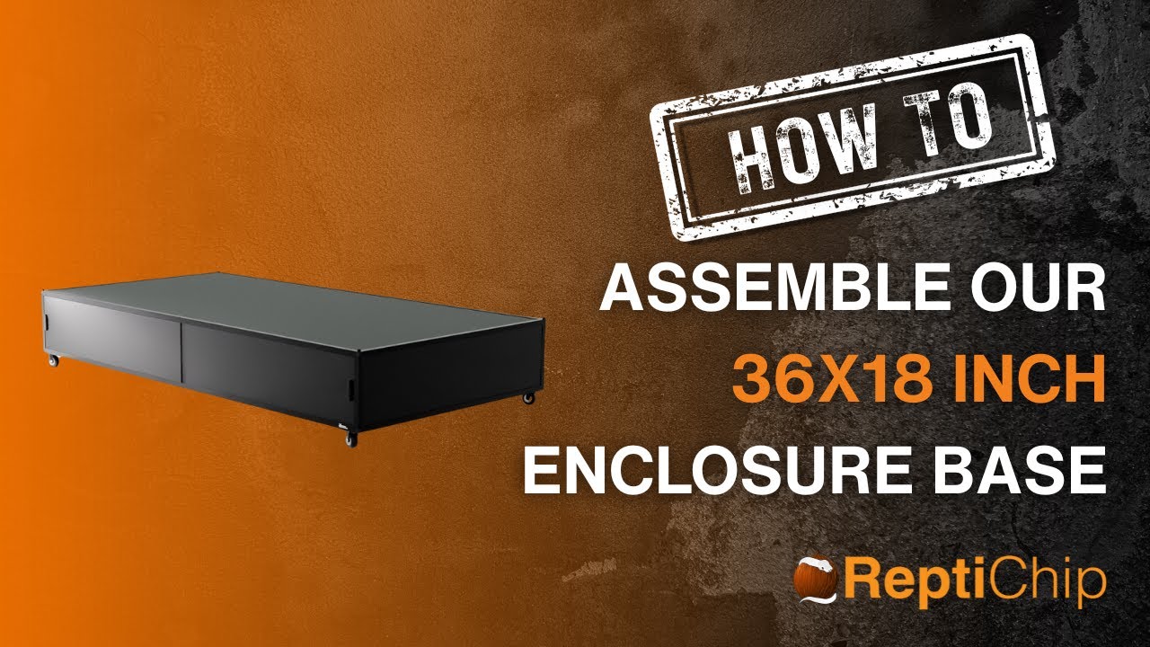 How to Build Out the 36x18 ReptiChip Enclosure Base