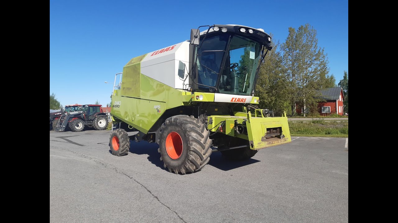 Claas Avero 240 vm. 2011. Esittelyvideo käytetystä leikkuupuimurista. **** MYYTY ****