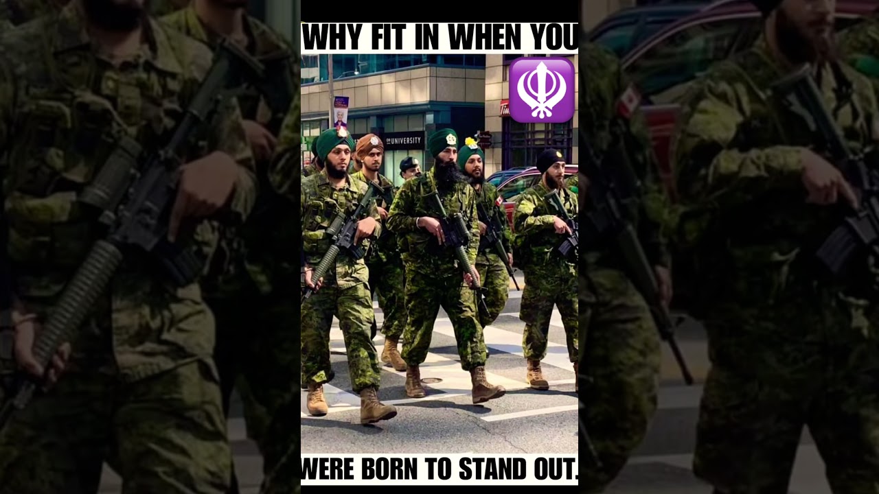 Canadian Sikh Army &hellip; 🪯. #khalsa #canada #army #sikh