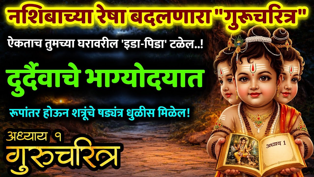 #गुरुचरित्रअध्याय1 संकटांचा नाश करतो गुरुवारी ऐक Gurucharitra adhyay 1 motivational speech success