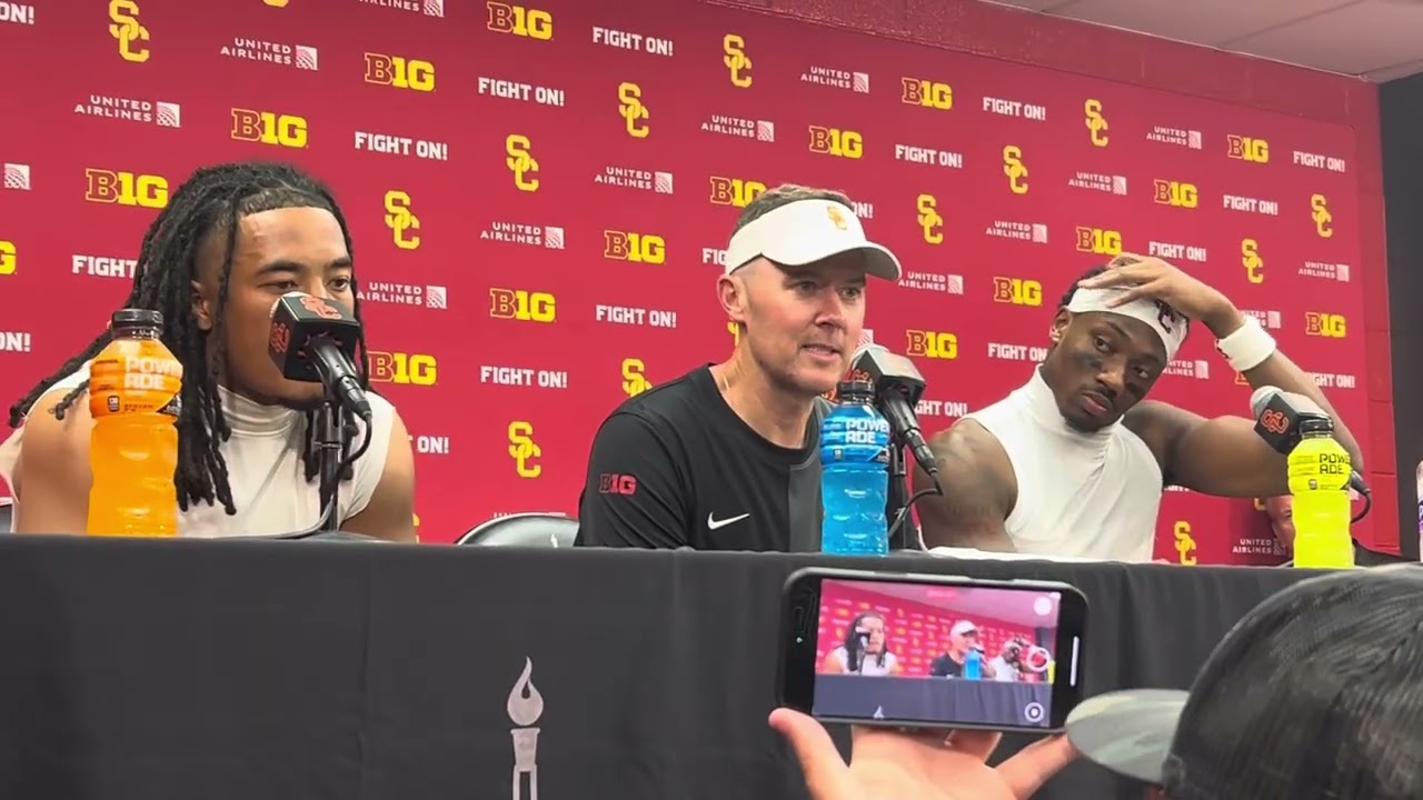 USC HC Lincoln Riley | Georgia Southern postgame