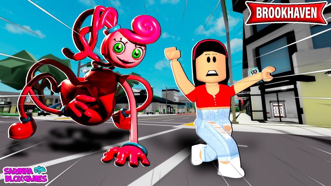A MOMMY LONG LESS DO POPPY PLAYTIME ESTÁ ME PERSEGUINDO no BROOKHAVEN🏡 RP | Roblox