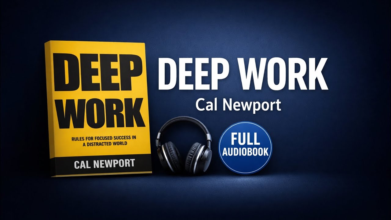 DEEP WORK - Cal Newport | Complete Audiobook | Focus & Productivity