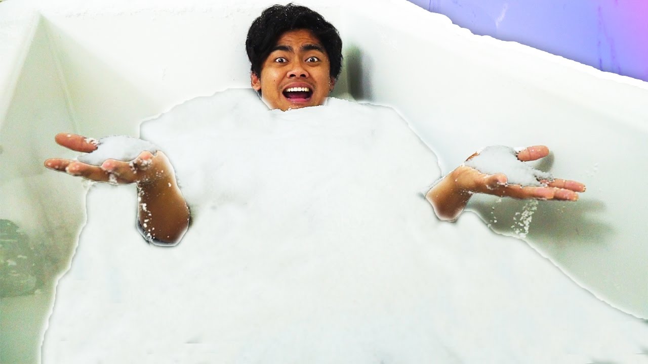 SNOW BATH CHALLENGE!