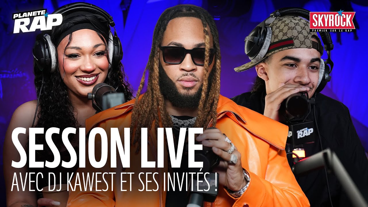 SESSION LIVE avec Dj Kawest, TKS 2G, Dayarga, Eliceli, Kamelon, Nordine Ganso & Apenza ! #PlanèteRap