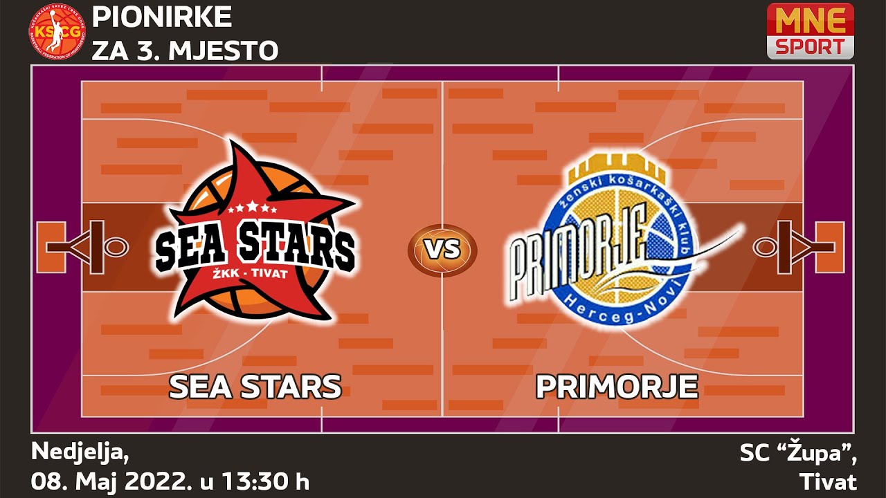 Pionirke FINALE | Sea Stars vs Primorje | LIVE