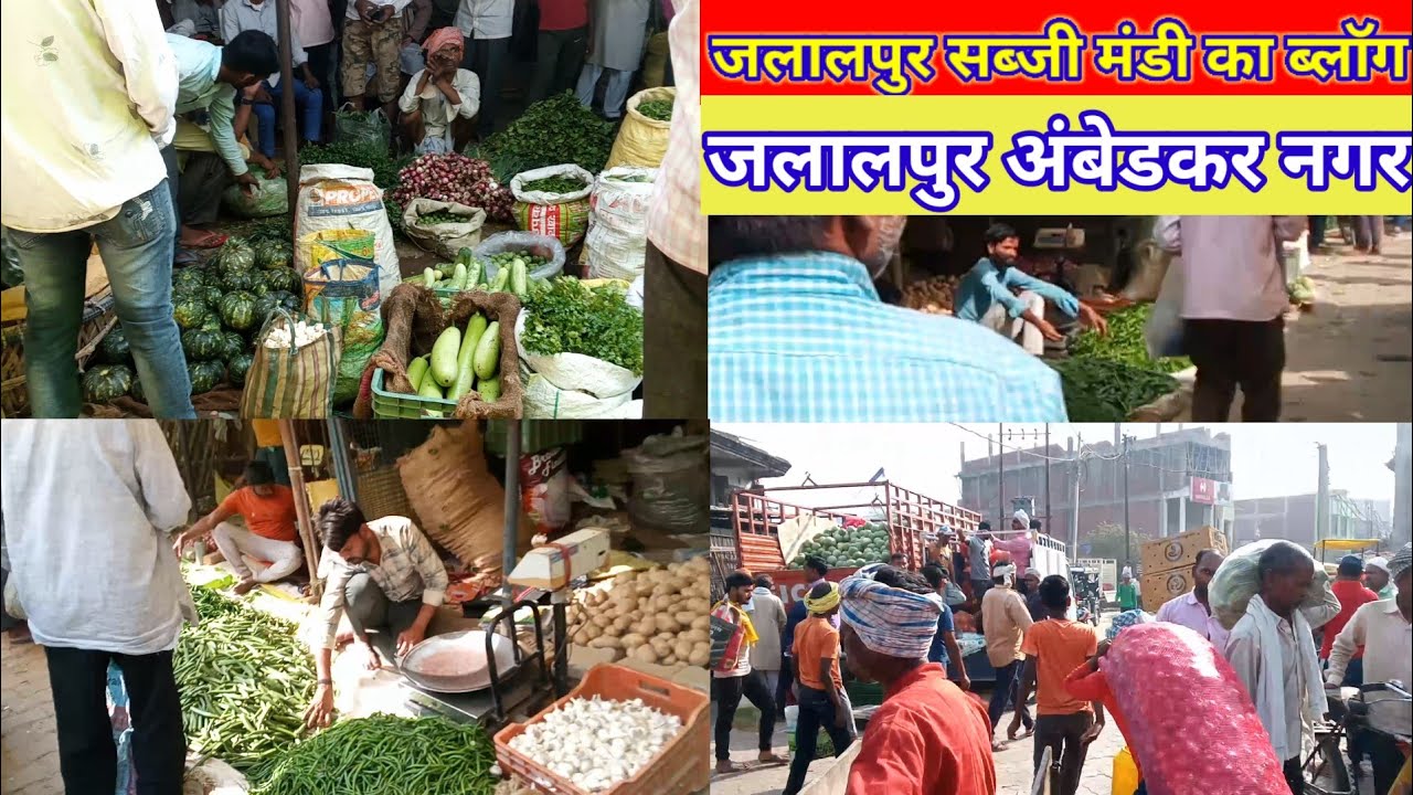 जलालपुर अंबेडकर नगर सब्जी मंडी //jalalpur ambedkar nagar sabji Mandi #ambedkarnagar#vlogvideo