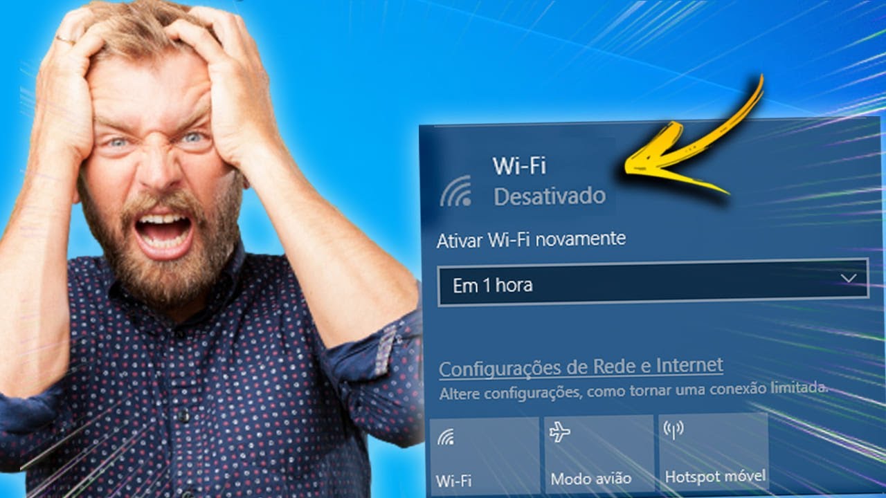 WiFI Desativado ou N&atilde;o Conecta [Como Resolver]