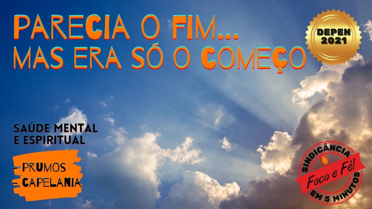 DEPEN 2021 |  SA&Uacute;DE MENTAL E ESPIRITUAL |  PRUMOS E CAPELANIA