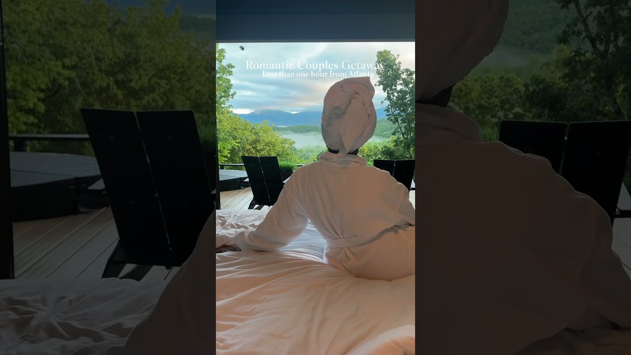 Couples getaway to Kindle Ridge Cabins located in Dahlonega?✨ #thingstodoinatlanta #atlanta #atl