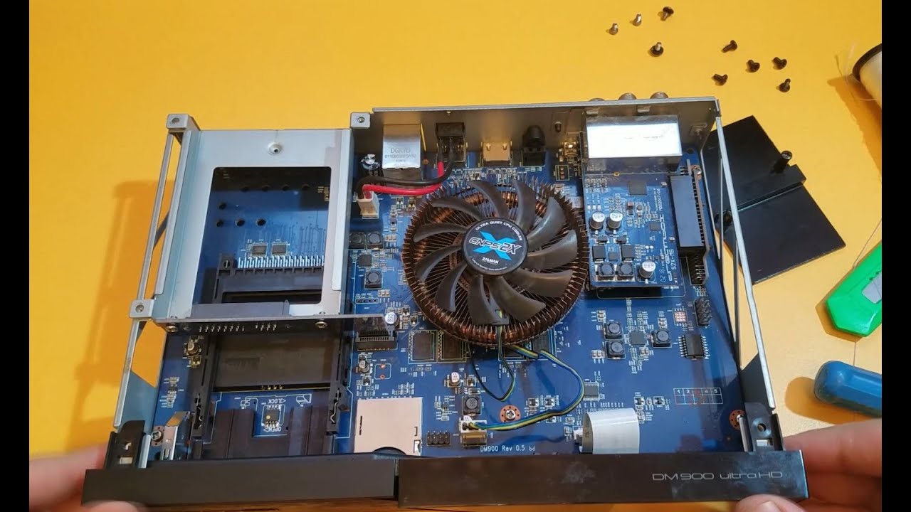 Dreambox 900 + Zalman. Fan mod.